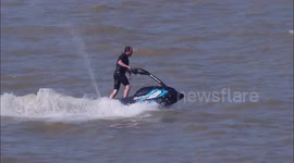 Brits head to the beach and parks to cool off in Kent on UK's hottest day