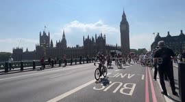 Londoners take to the streets for World Naked Bike Ride day