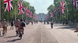 Londoners take to the streets for World Naked Bike Ride day
