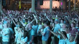 6,000 City fans sing ahead of Champions League final at fan zone in Manchester