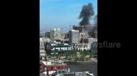 Germany: Multiple Explosions, Fire Breaks Out At Construction Site In Hamburg 2