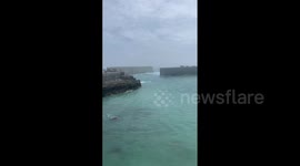 Japan: Typhoon Guchol Approaches, Bringing Gusty Winds And High Waves