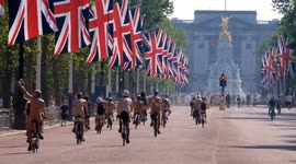 WNBR 2023:  Cheeky bare cyclists on annual London ride reach home straight in the Mall