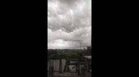 View from a hostel window
