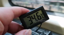 Temperatures soar up to 36.5 degrees  on the Central Line in the summer heatwave