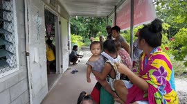 Chinese medical team provides free services to residents in Kiribati's North Tarawa