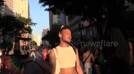 6th edition of the Trans Pride March of São Paulo, Brazil