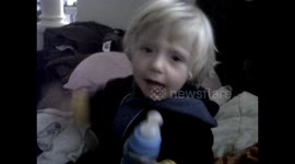 My 2 year old son Connor loved nature and animals. Here he is watching a Nat Geo Kids documentary