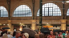 Eurostar Passengers Wait In Long Queues After Massive Delays