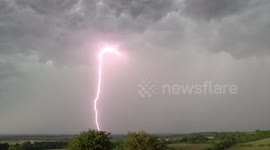 Storm chasers from Devon commit to a 400 mile round trip around the UK to chase a rare tropical thunderstorm