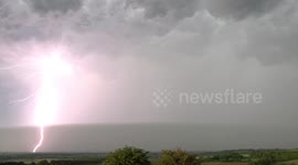 Storm chasers from Devon commit to a 400 mile round trip around the UK to chase a rare tropical thunderstorm