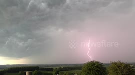 Storm chasers from Devon commit to a 400 mile round trip around the UK to chase a rare tropical thunderstorm