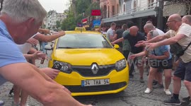 Man City fans carry on partying in Istanbul after winning the Champions League final