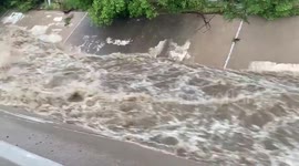US: Record Rainfall Causes Flooding And Road Closures In Colorado Springs