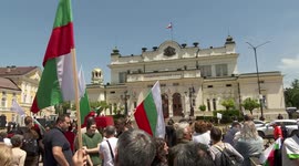 Anti-government protest takes place in Sofia, Bulgaria