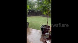US: Large Hail Pummels Northern Texas Amid Severe Storms 2