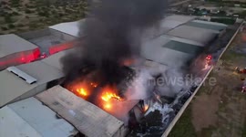 Firefighter injured in warehouse fire in Kuwait