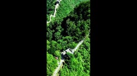 Aerial view of Huangyaguan Great Wall