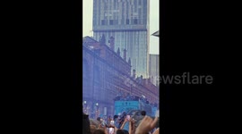 UK: Manchester City F.C. Parade To Celebrate Treble Victory 2