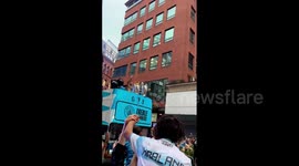 UK: Manchester City F.C. Parade To Celebrate Treble Victory