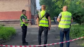 Consequences of rocket fire in Kryvyi Rih