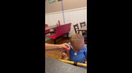 Son Tries A New Food
