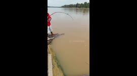 Unforeseen splash: a fishing expedition in Borneo takes an unexpected turn