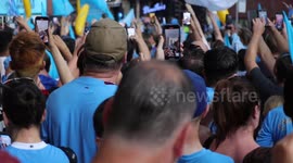 Thunderstorms Don't Dishearten 200,000 City Fans At Treble Parade - full edit