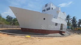 Marine engineer builds ship-themed house to 'fulfil wife's dreams'