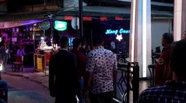 Indian tourists have mass brawl with bouncers outside 'Sin City' nightclub in Thailand