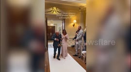 Bride asks 95-year-old grandad to be 'flower boy' at her wedding