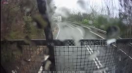 Truck Driver Collides With Jackknifed Truck and Trailer