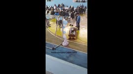 Soccer Player Kicks His Last Goal