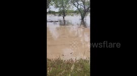 US: Thunderstorm Hits Colorado With Flood And Hail, Damages And Road Closure Reported