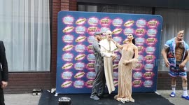 Kim Kardashian and the Pope kiss on the streets of London