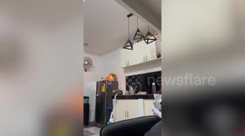 Lights sway as magnitude 6.2 earthquake rattles homes in the Philippines