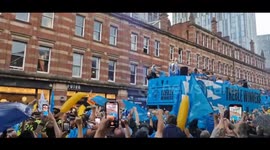 Manchester City Parade Through Manchester, UK