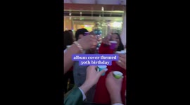 Epic album-themed bash celebrates milestone birthday in Sacramento