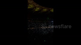 Drone Show at Karim Benzema's Presentation to Al-Ittihad Club in Jeddah, Saudi Arabia