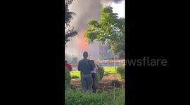 US: 3-Alarm Fire Rages At Storage Facility In San Jose, Suspect Arrested