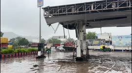 Cyclone Biparjoy: Petrol station left shattered in Bhuj, India