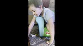Cool kid invents his own cool dance moves *Wholesome Dancing*