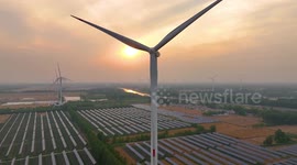 World Wind Energy Day in Huaian, Jiangsu, China