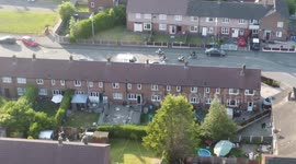 Dangerous Off Road Bikes Caught on Drone Footage
