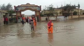 NDRF Teams Rescue Locals After Cyclone Biparjoy Hit Dwarka, India