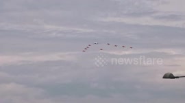 King Charles' birthday flypast