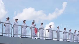 Chinese naval training ship heading back after wrapping up friendly visit to Philippines