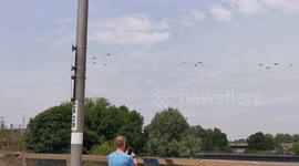 King Charles' birthday flypast