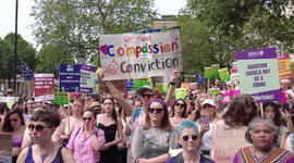 Pro-abortion protest to demand legal reform to the abortion law in Great Britain