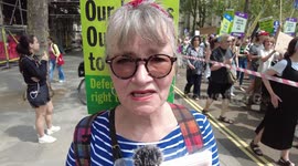 Anti-abortion - Punishing the mother's right to abortion also punishing his three children, London, UK